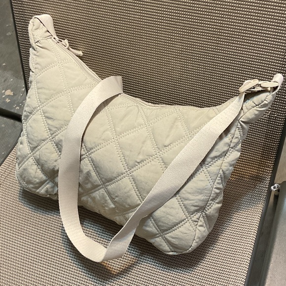 Handbags - Puffy Shoulder Bag in Light Beige